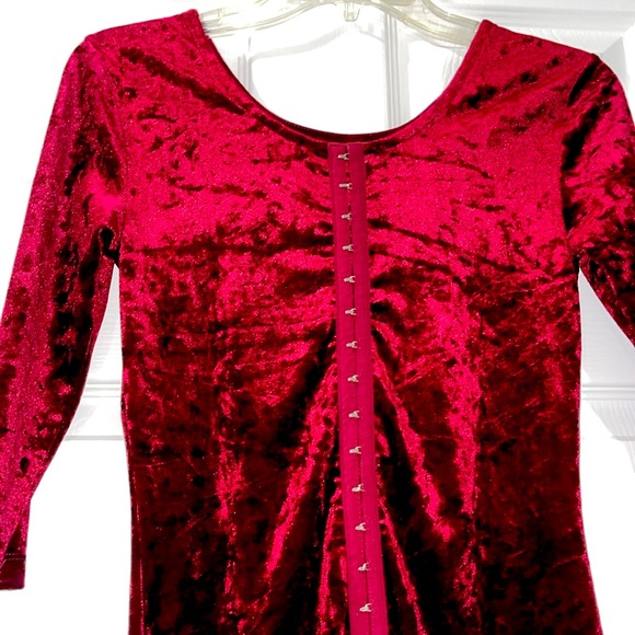 Forever 21 Suede Burgundy Dress (Size:Small) - Picture 7 of 7